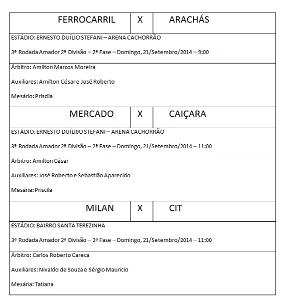 Arbitragem 6 Amadorão 15ª rodada